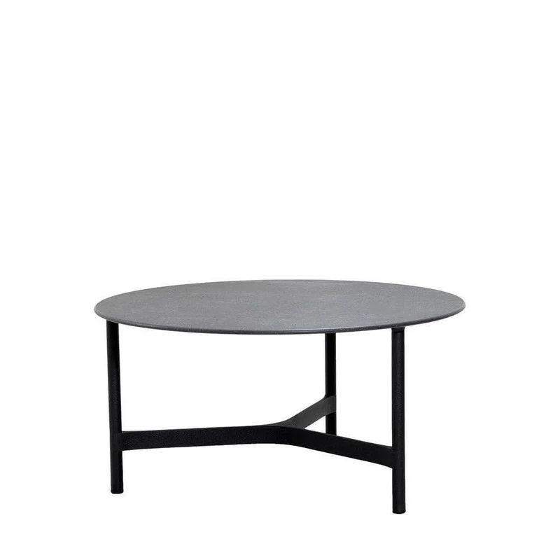 Table basse Twist lavagrau- Ø73