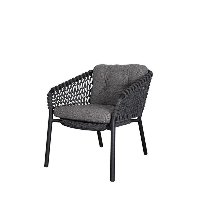 Chaise longue océan avec coussin de siège