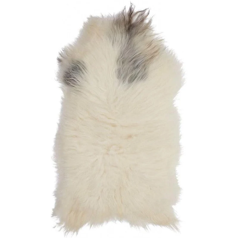 Peau de mouton de laine longue islandaise - 90 cm