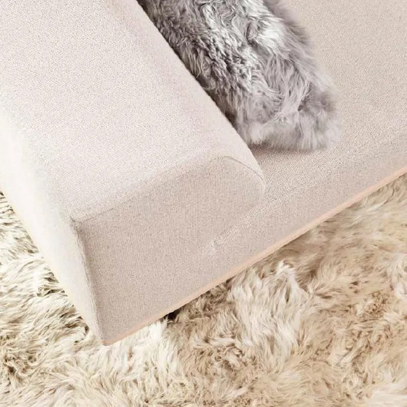 Tapis en laine d'agneau mérinos