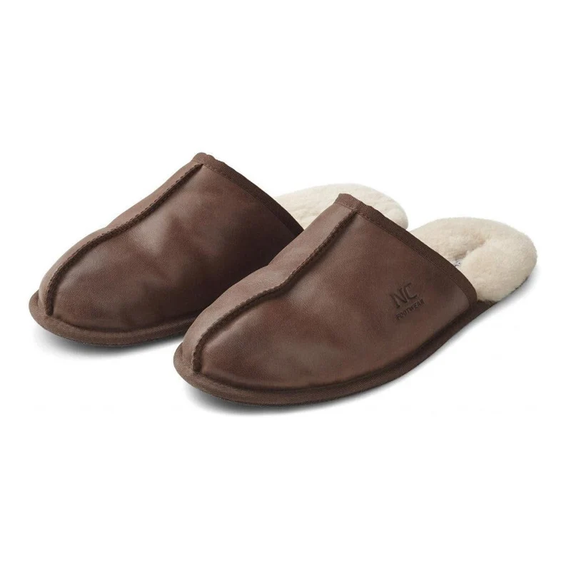 Pantoufles en peau de mouton