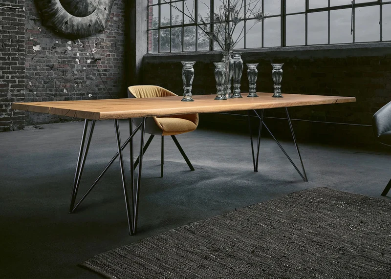 Table unique - Bois et époxy - 18Hundert