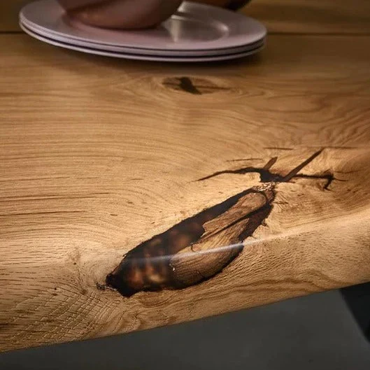 Table unique - Bois et époxy - 18Hundert