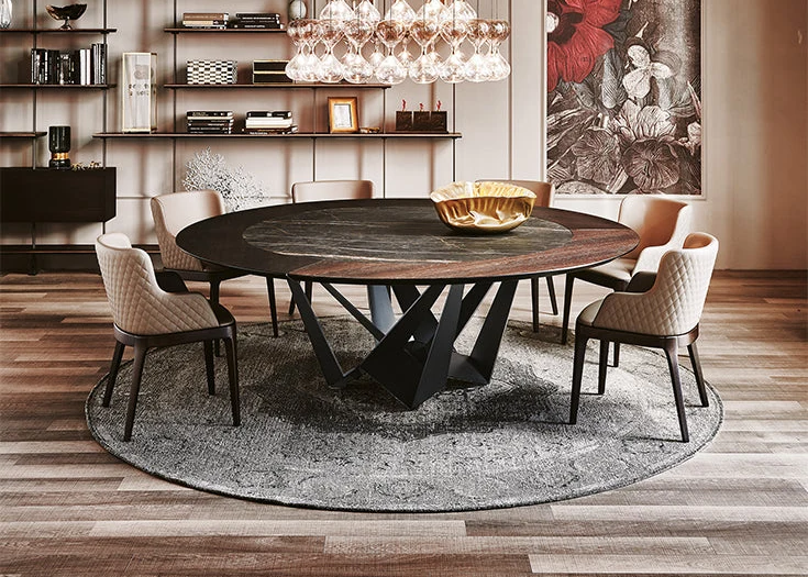 Table bois et céramique - cattelan italia - Skorpio