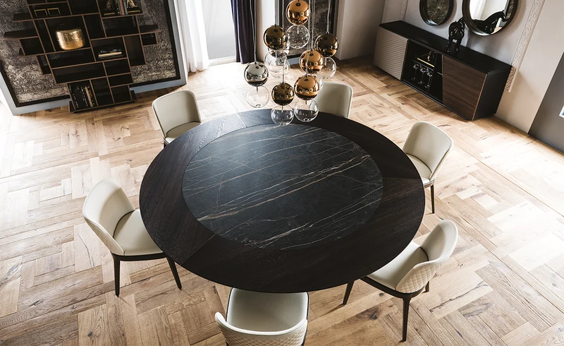 Table bois et céramique - cattelan italia - Skorpio