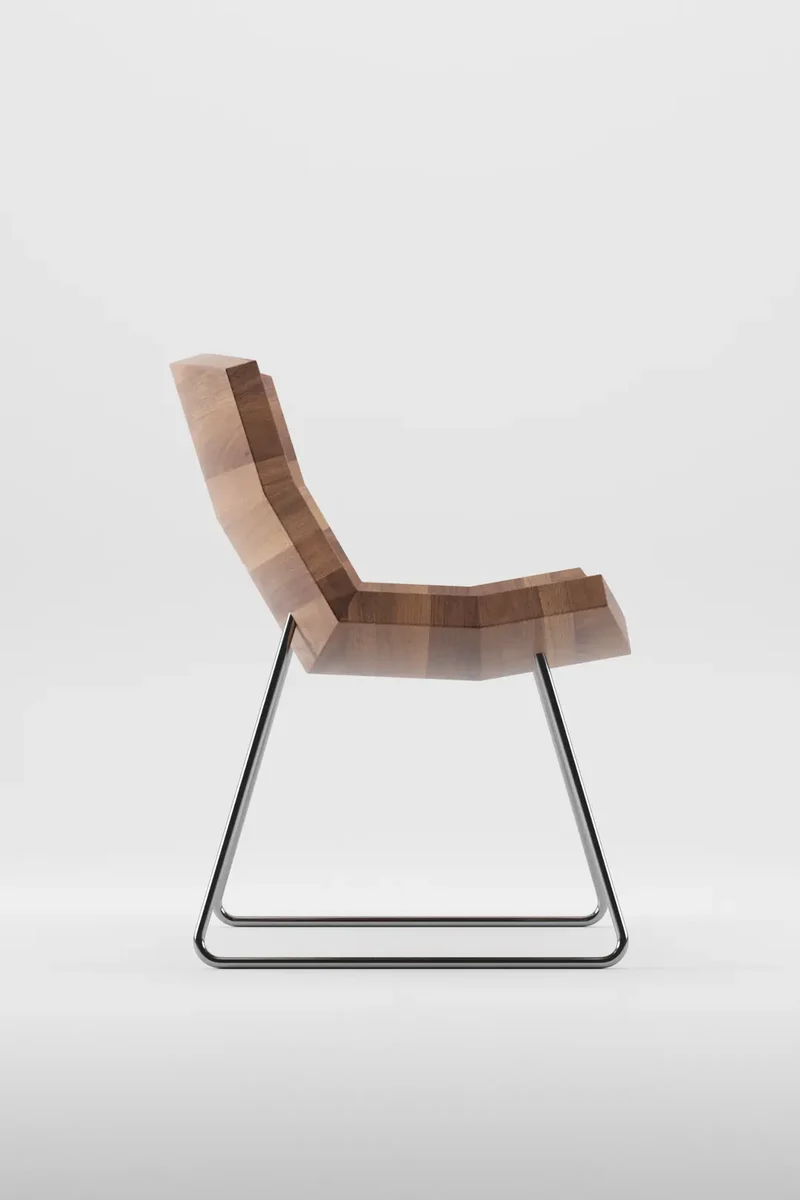 Chaise - Bois massif - Chunk