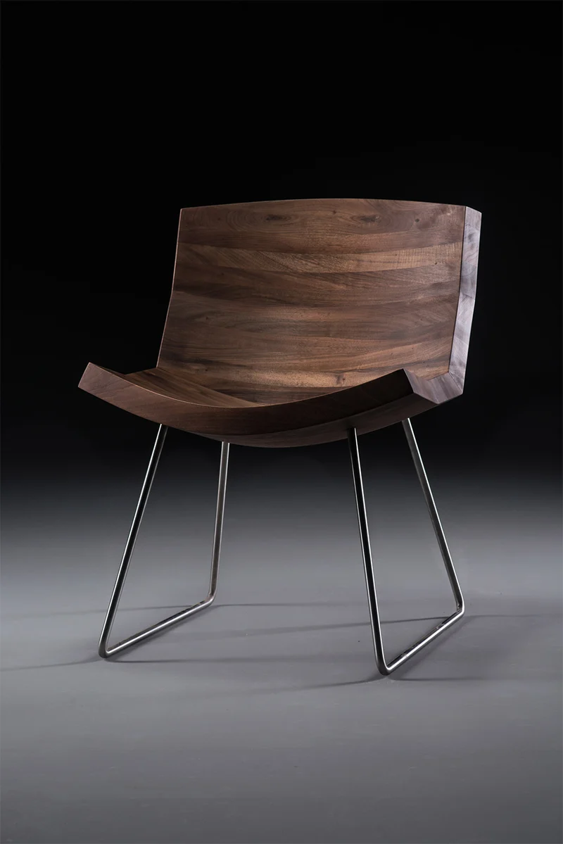 Chaise - Bois massif - Chunk