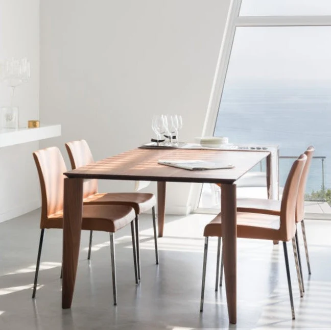 Chaise - Cuir & métal - Perla