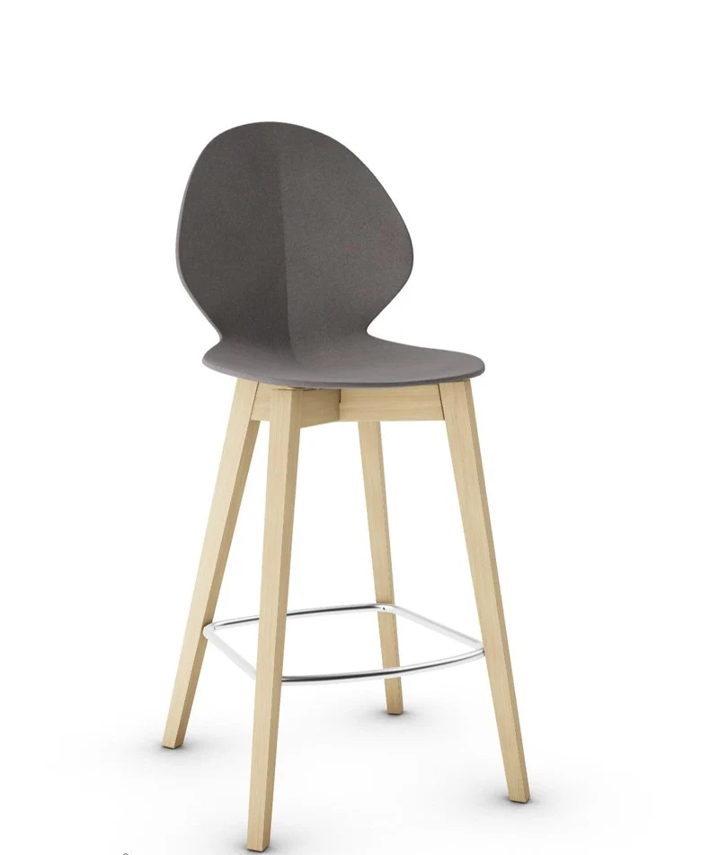 Tabouret Calligaris - Basil (Pieds en bois) CS1495