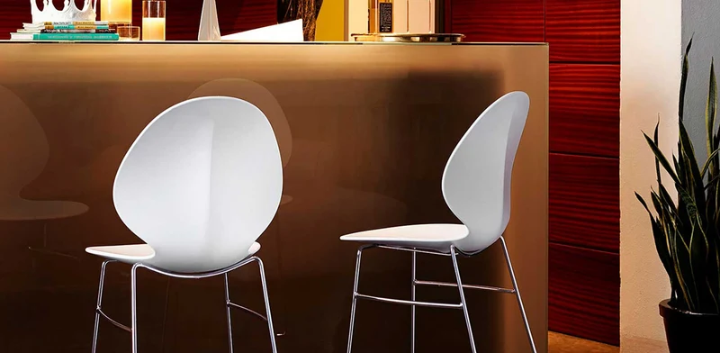 Tabouret Calligaris - Basil (Pieds en métal) CS1354