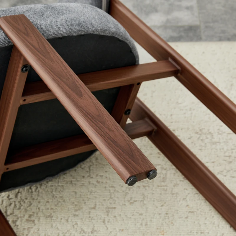 Lot de 2 chaises de salle à manger tissu noir dossier incurvé CLASSICBRASSMAX