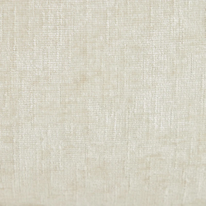 Canapé 2 places compact en chenille douce beige 124x70x85cm BIRCHTHROW