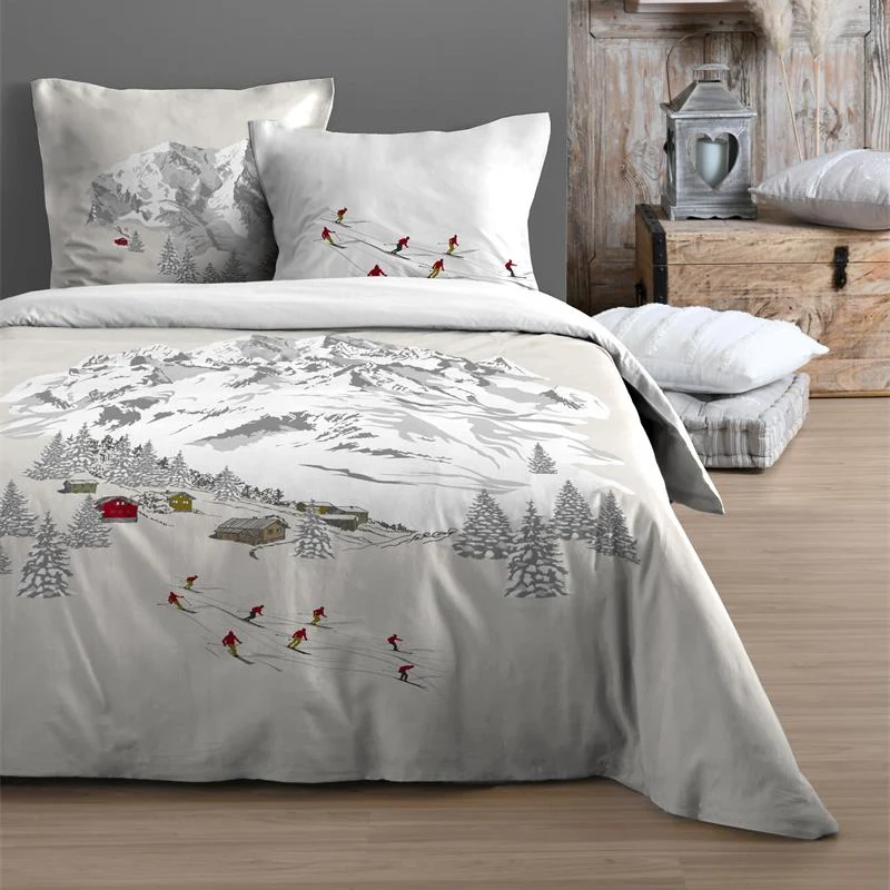 Housse de couette 240 x 220 cm Méribel Ecru