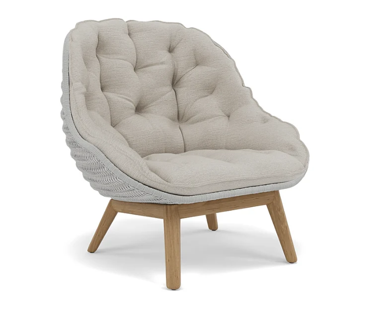 StockSale Fauteuil de jardin SANDUA High Back 2x avec table de salon TORSA