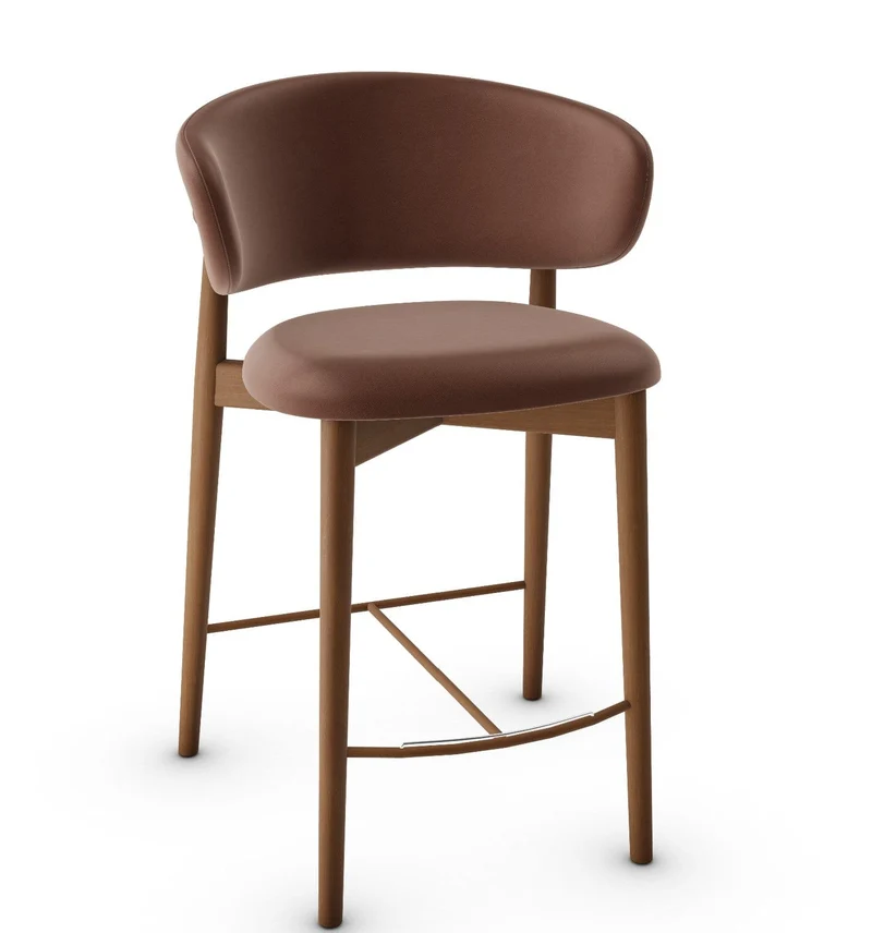 Tabouret Calligaris - Oleandro (Pieds en bois) CS2035