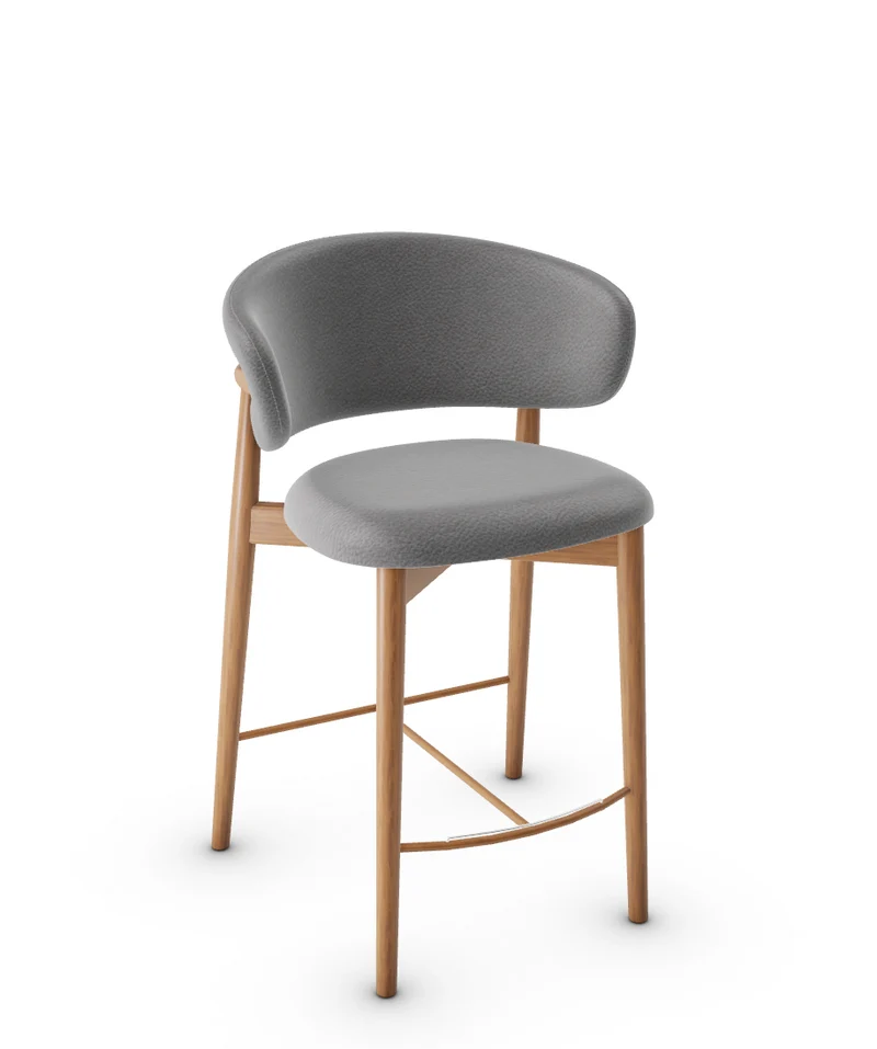 Tabouret Calligaris - Oleandro (Pieds en bois) CS2035