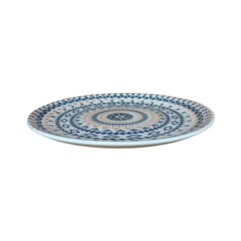 Assiette plate en céramique, D10,5 pouces