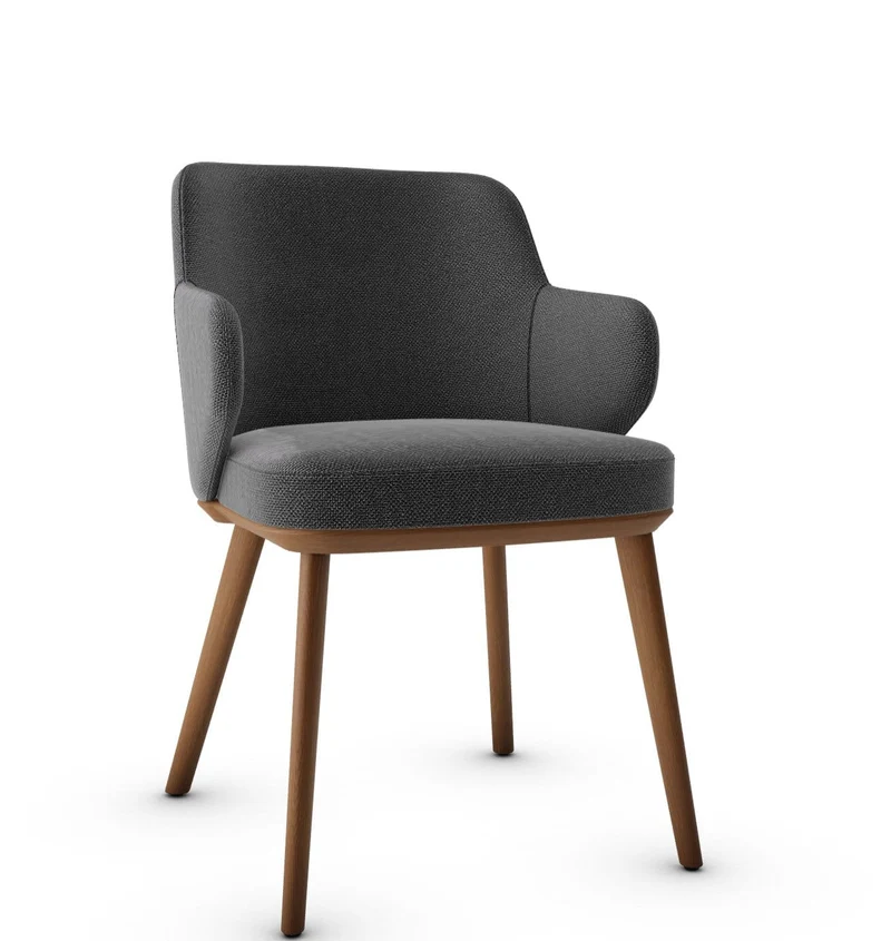 Chaise Calligaris - Foyer (Fauteuil avec pieds en bois) CS1889