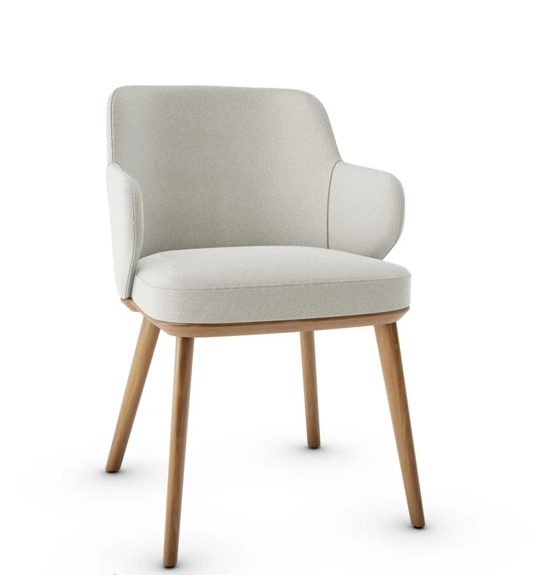 Chaise Calligaris - Foyer (Fauteuil avec pieds en bois) CS1889