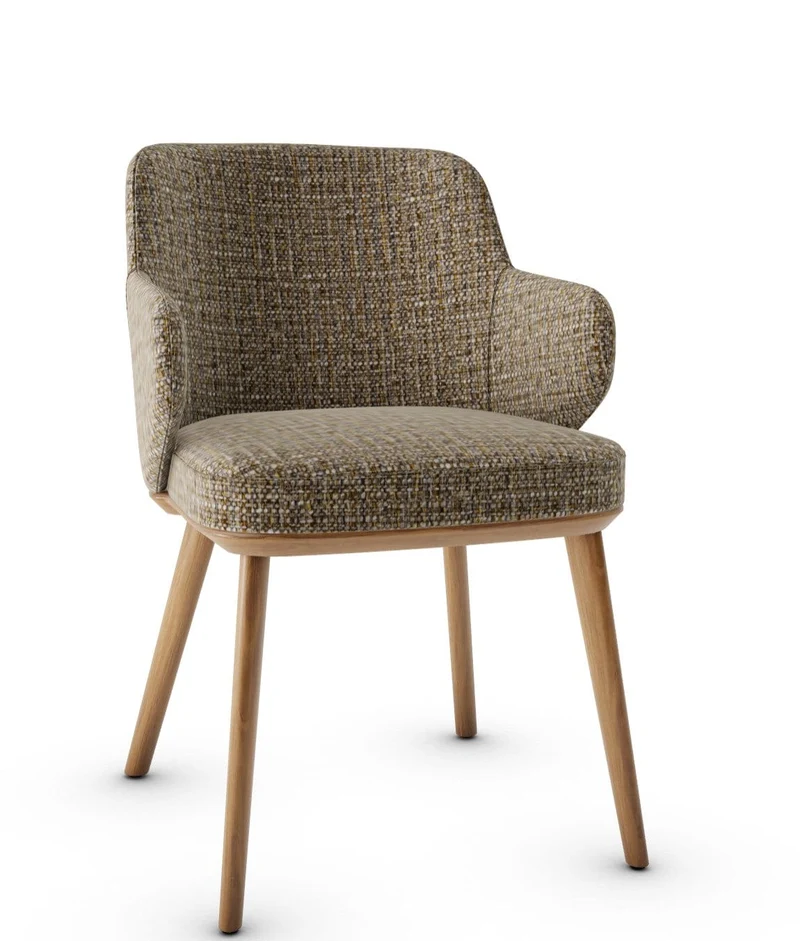Chaise Calligaris - Foyer (Fauteuil avec pieds en bois) CS1889