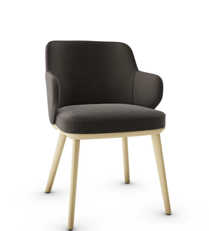 Chaise Calligaris - Foyer (Fauteuil avec pieds en bois) CS1889