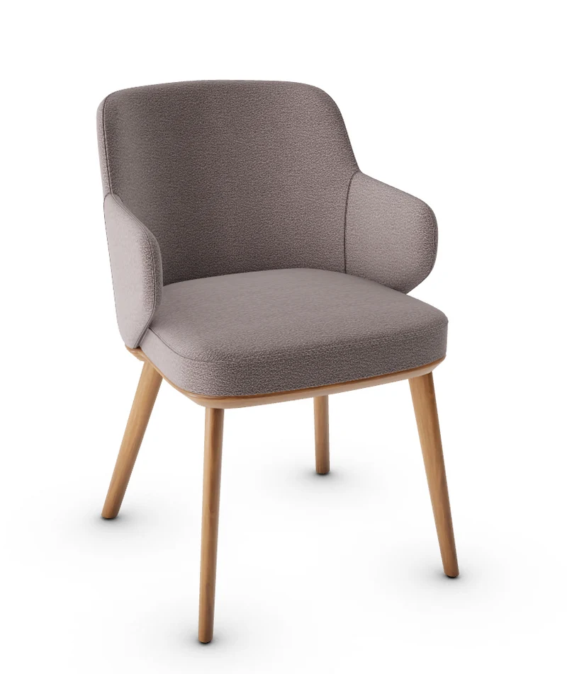 Chaise Calligaris - Foyer (Fauteuil avec pieds en bois) CS1889