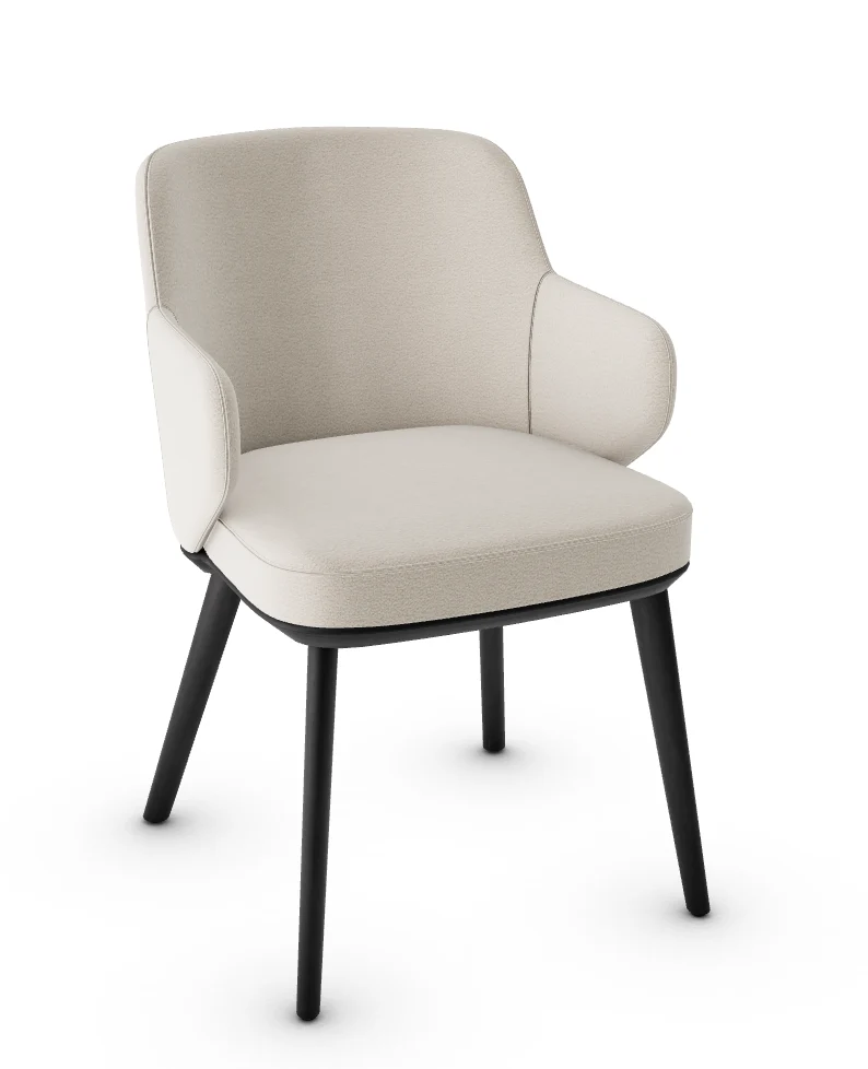 Chaise Calligaris - Foyer (Fauteuil avec pieds en bois) CS1889