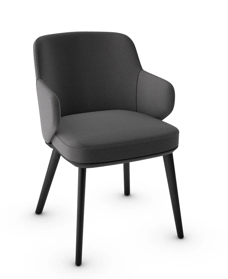 Chaise Calligaris - Foyer (Fauteuil avec pieds en bois) CS1889