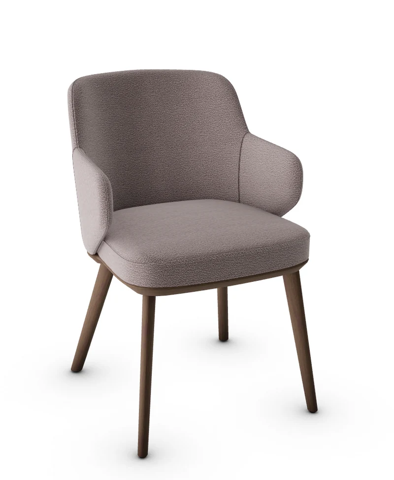 Chaise Calligaris - Foyer (Fauteuil avec pieds en bois) CS1889