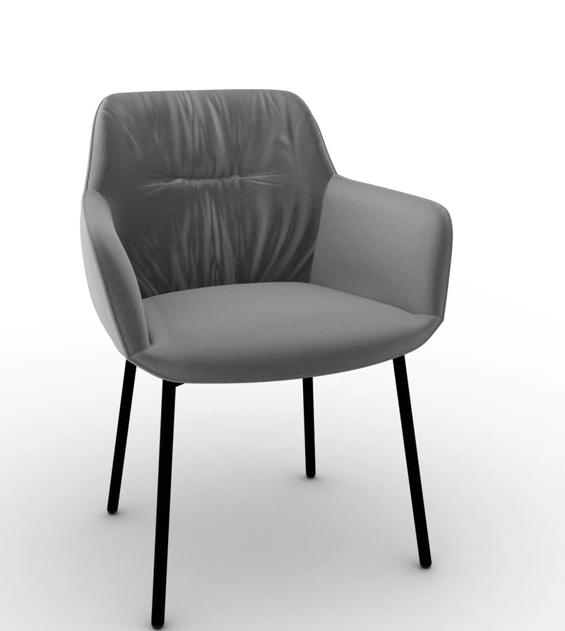 Chaise Calligaris - Cocoon en métal (CS2084)