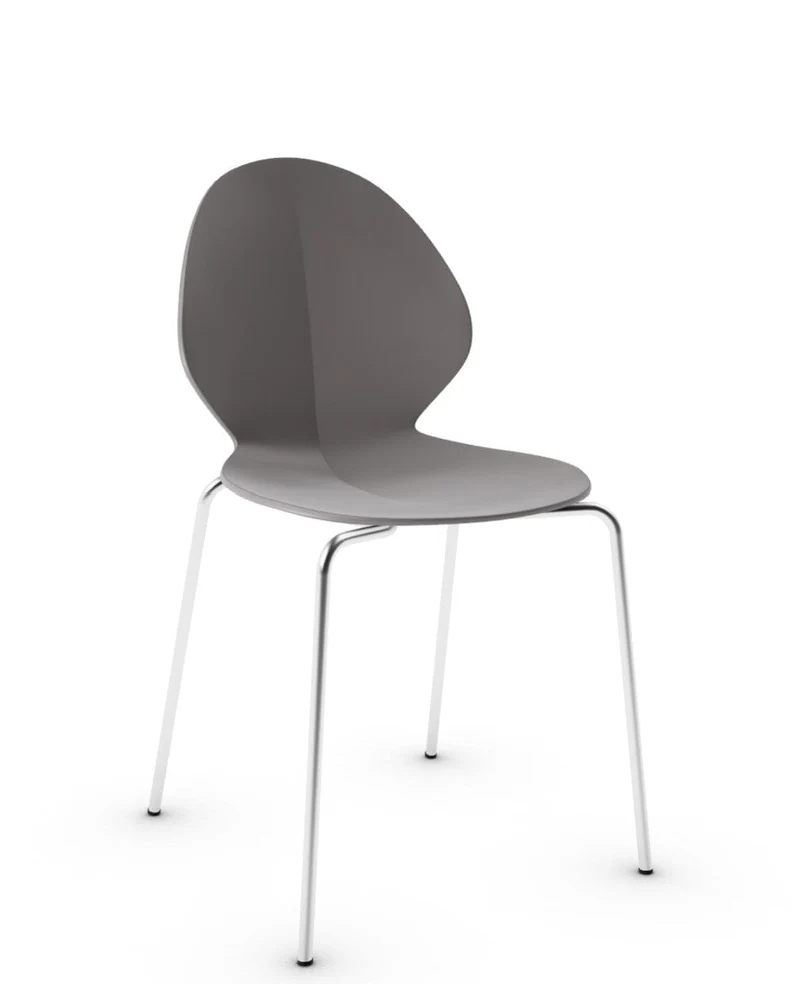 Chaise Calligaris - Basil (Chromé, Pieds en métal) CS1359
