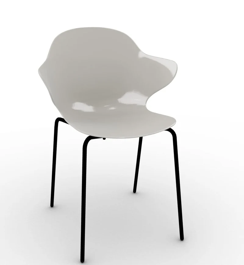 Chaise Calligaris - Saint Topez (Pieds en métal) CS1845