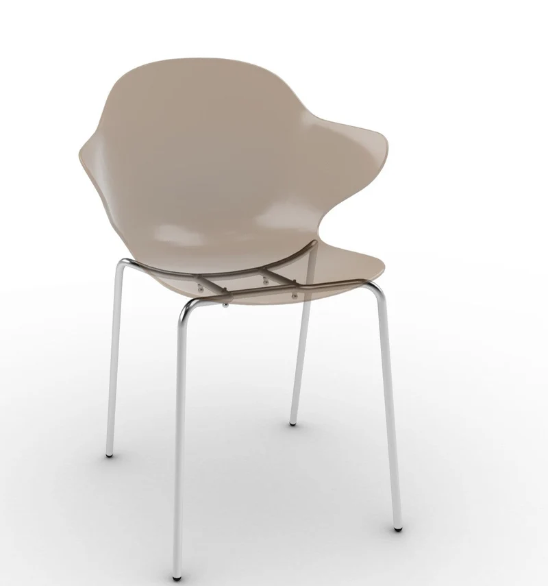 Chaise Calligaris - Saint Topez (Pieds en métal) CS1845