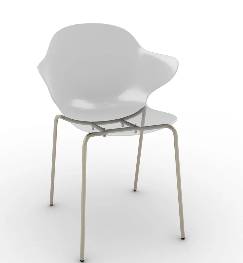 Chaise Calligaris - Saint Topez (Pieds en métal) CS1845