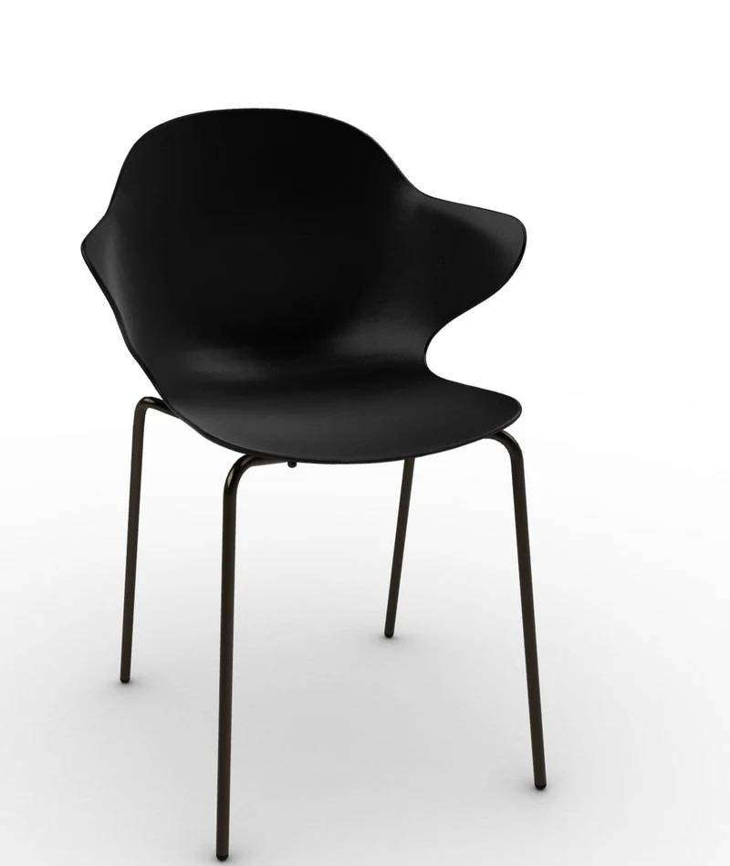 Chaise Calligaris - Saint Topez (Pieds en métal) CS1845