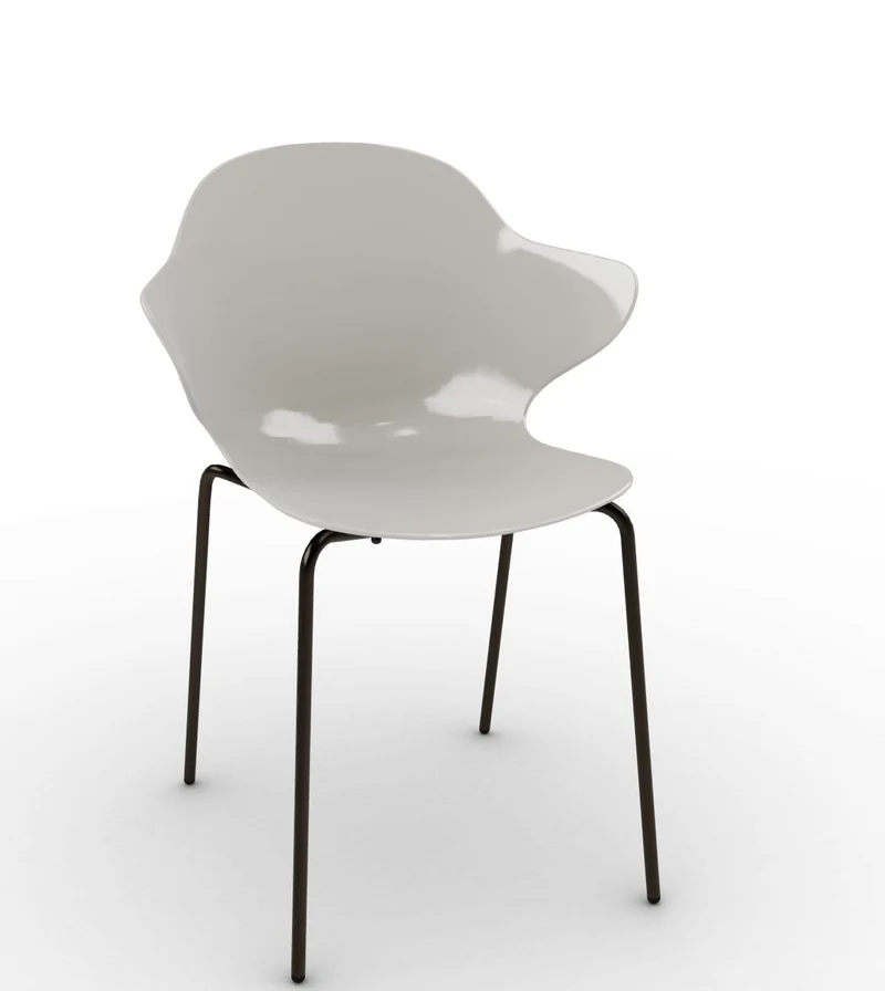 Chaise Calligaris - Saint Topez (Pieds en métal) CS1845