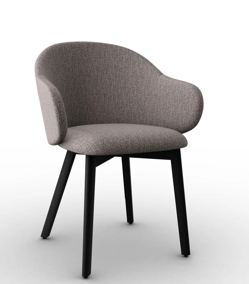 Chaise Calligaris - Holly Fab (Pieds en bois) CS2206