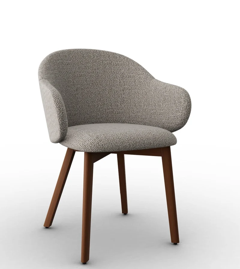 Chaise Calligaris - Holly Fab (Pieds en bois) CS2206