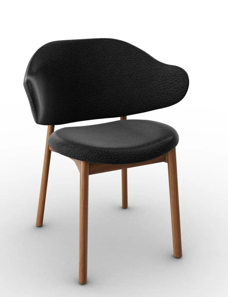 Chaise Calligaris - Holly (Pieds en bois) CS2080