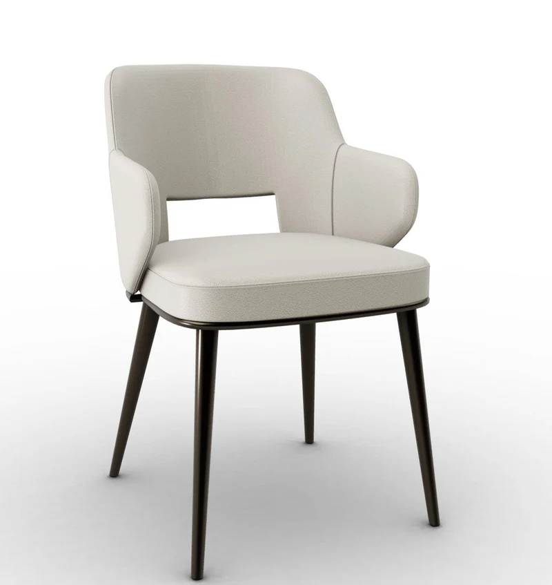 Chaise Calligaris - Foyer (Fauteuil avec pieds en métal) CS1897
