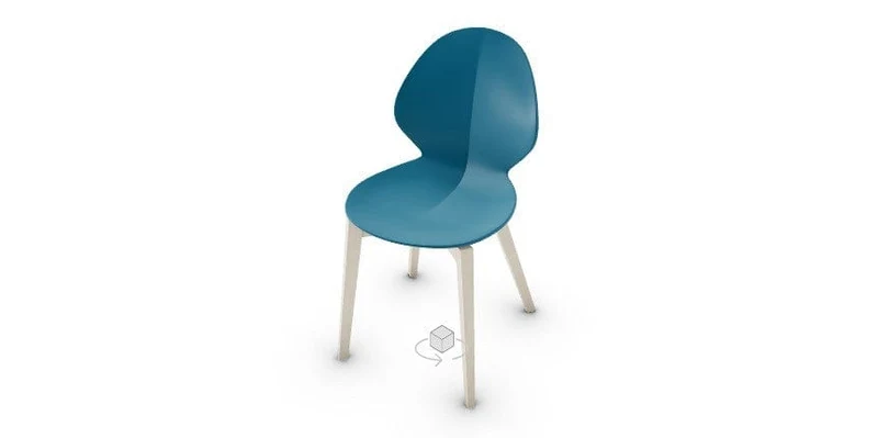 Chaise Calligaris - Basil Wood (CS1348)