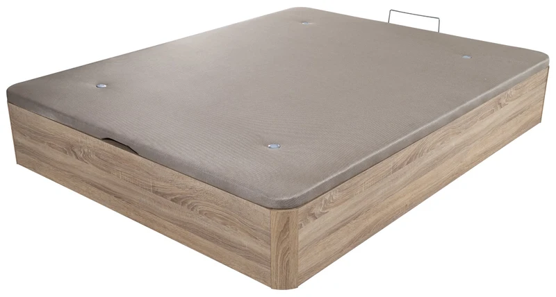 Sommier coffre 140x190cm chêne