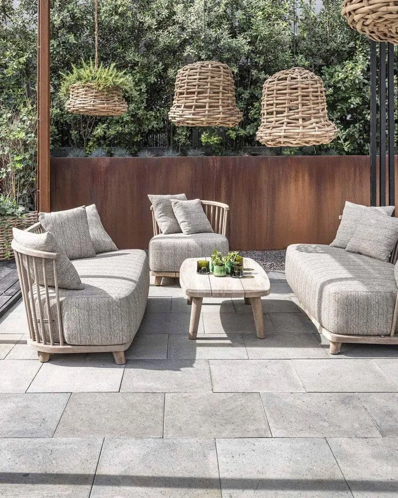 Canapé de jardin LOUNGE CAROL 2 places