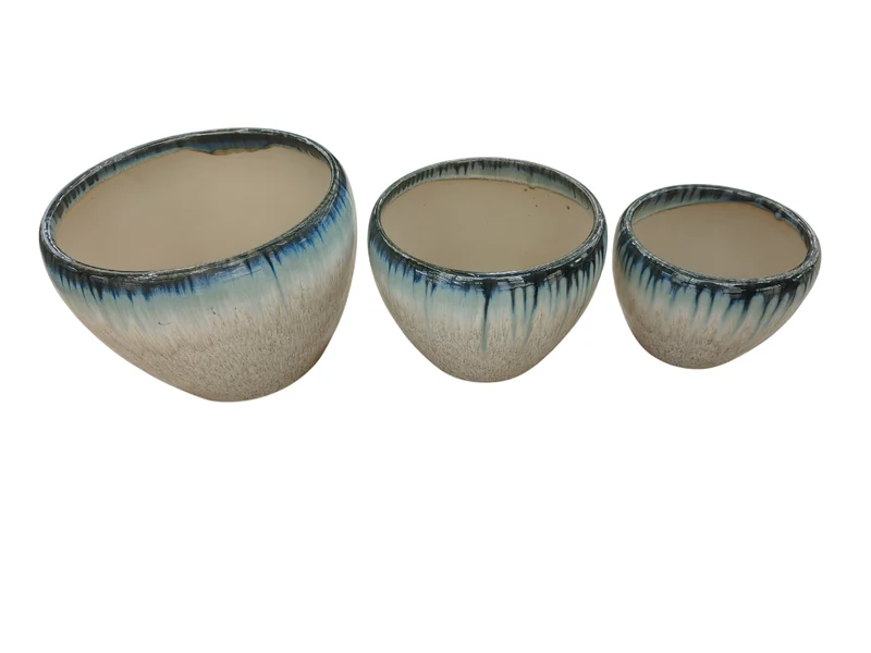 Set de 3 vases en céramique