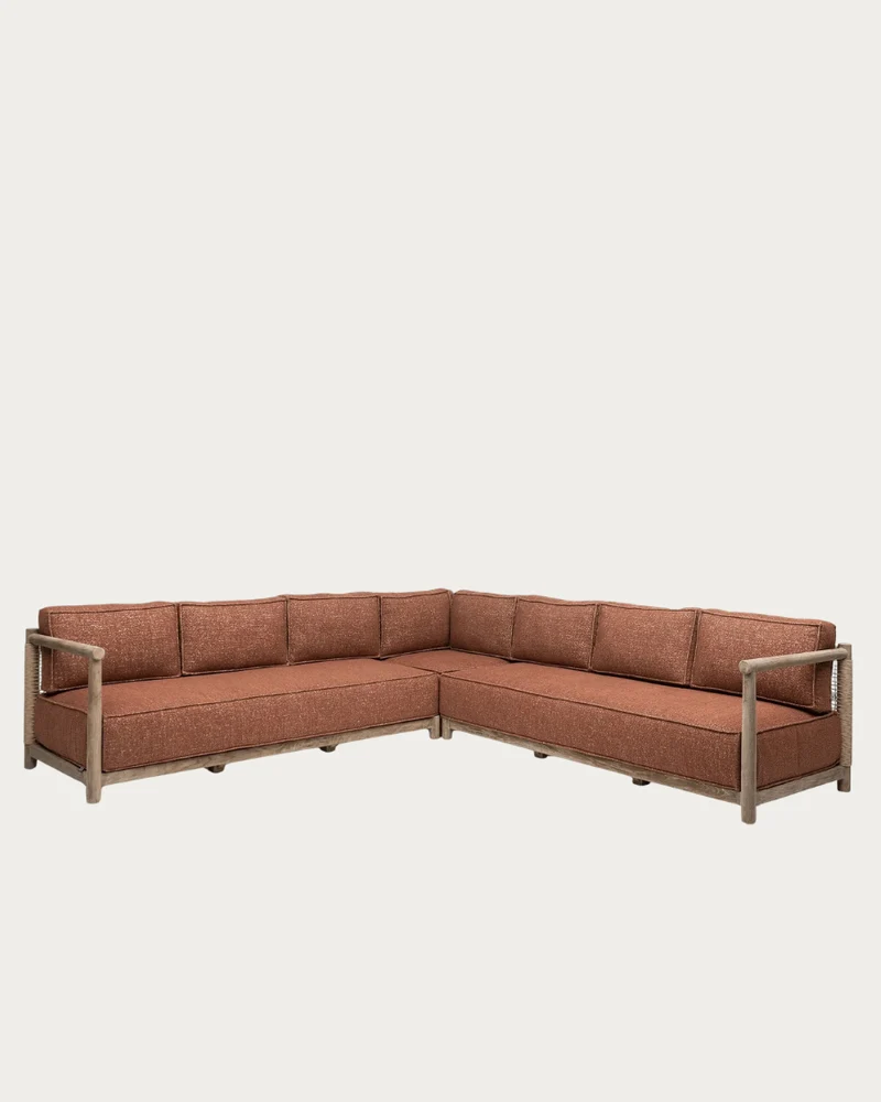 Canapé de jardin MIEKE forme L