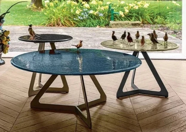Table basse - verre en fusion - lakes