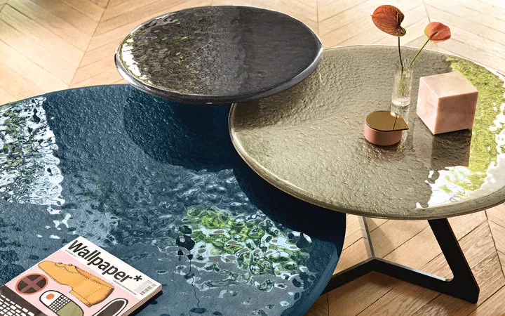 Table basse - verre en fusion - lakes