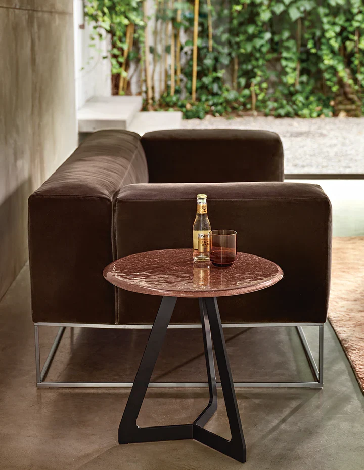 Table basse - verre en fusion - lakes