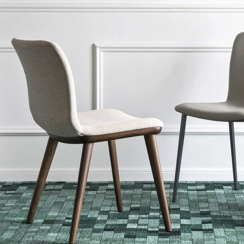 Chaise Annie | Chaise design en métal, tissu ou cuir