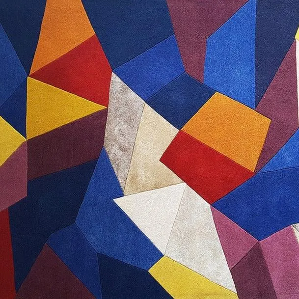 Tapis en Laine - Formes colorées - Picaso